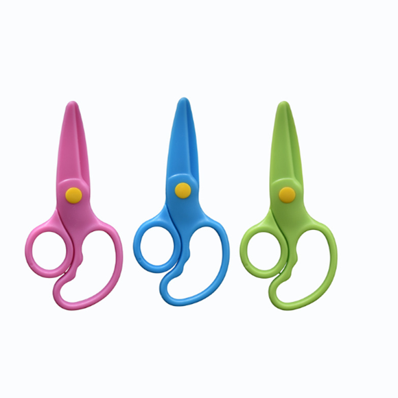 Rounded Tip Candy Colors Children's Paper Cutting Scissors