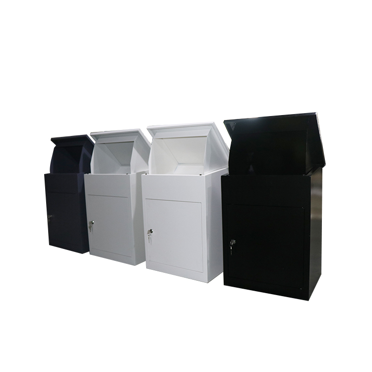 Outdoor Smart American Modern Secure Large Lockable Wall Mounted Stainless Steel Metal Parcel Package Mailbox
