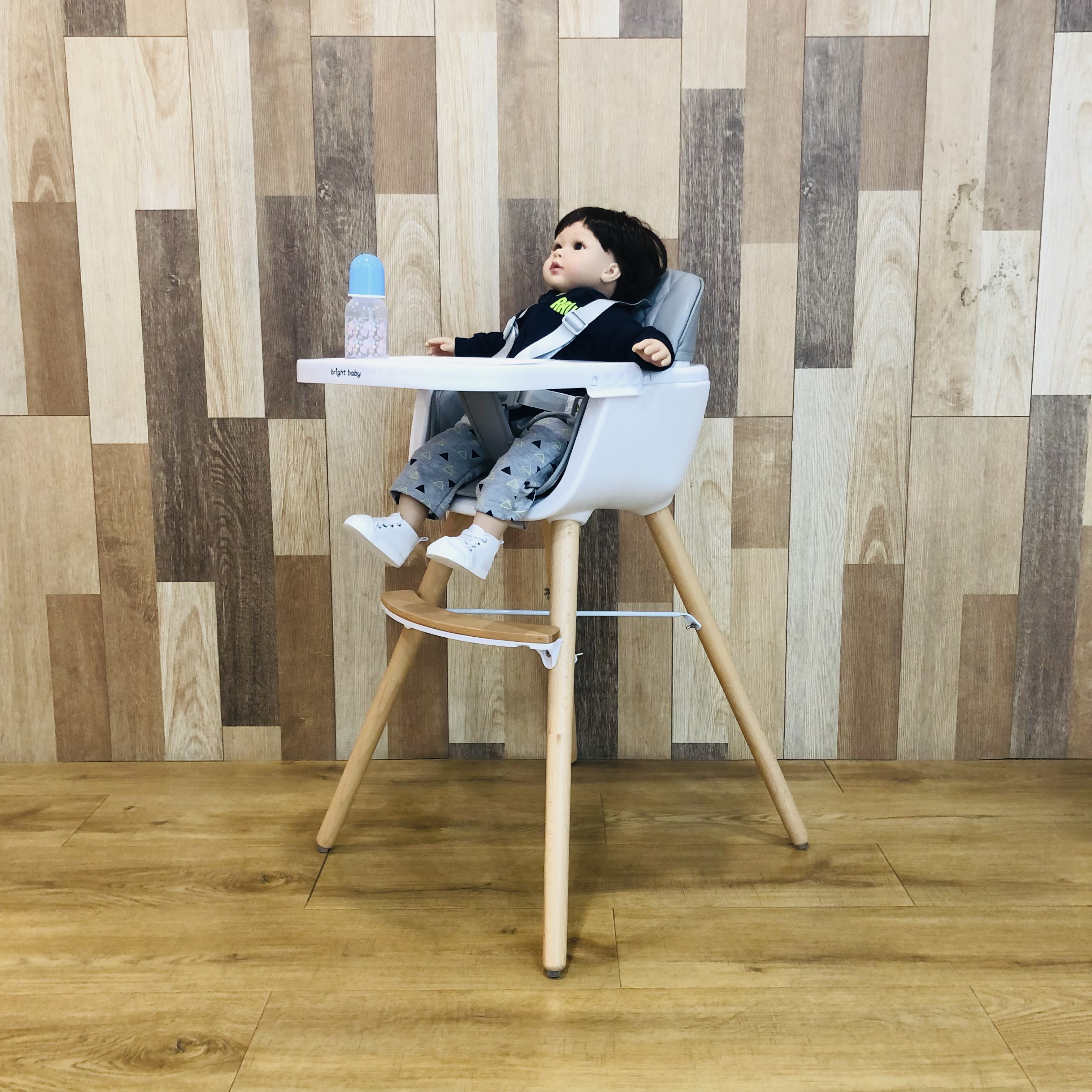 Новое дизайнерское детское кресло Brightbebe 4 в 1, пластиковое детское кресло для кормления, многофункциональное детское кресло, Прямая поставка