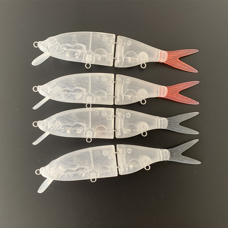 New Arrival 171mm 47g Free Sample Fishing Bait Unpainted Floating Glide Bait Lipped Glide Bait