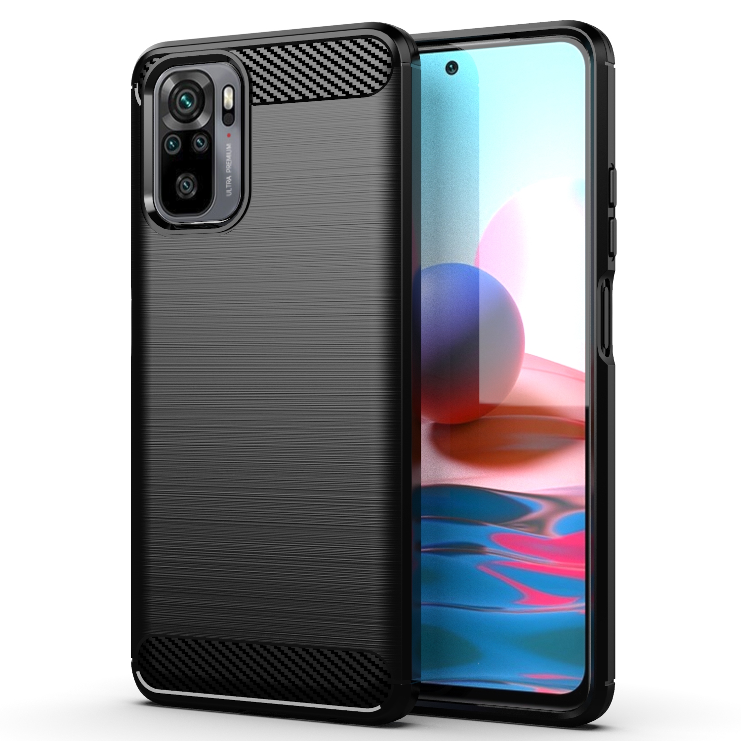 Мягкий чехол из ТПУ для телефона xiaomi Redmi note 10 pro, задняя крышка, чехол из углеродного волокна для Redmi note 10 5g Pro max