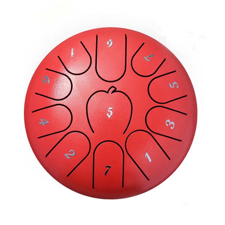 Wholesale Music Instrument Drum Tank Steel Tongue 6 Inch Drum Handpan Color Percussion Empty Drum