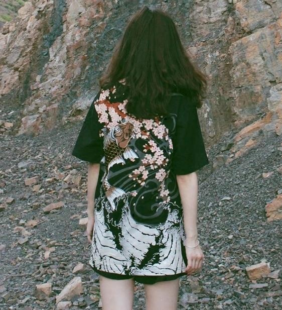 Летняя уникальная женская футболка с круглым вырезом и китайской вышивкой на заказ