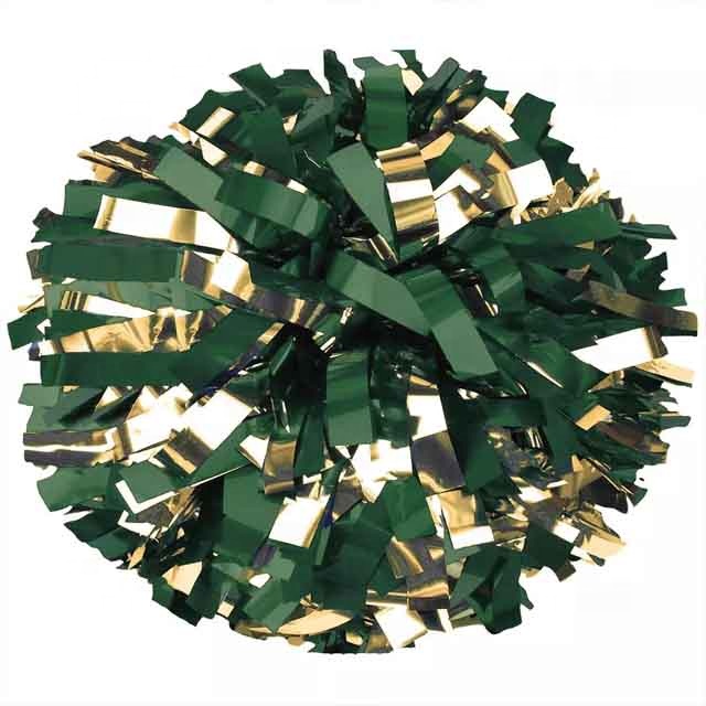 Пользовательские Дети Школа танец мигающий развеселить Pom Poms пластик зеленый Черлидинг цветок мяч