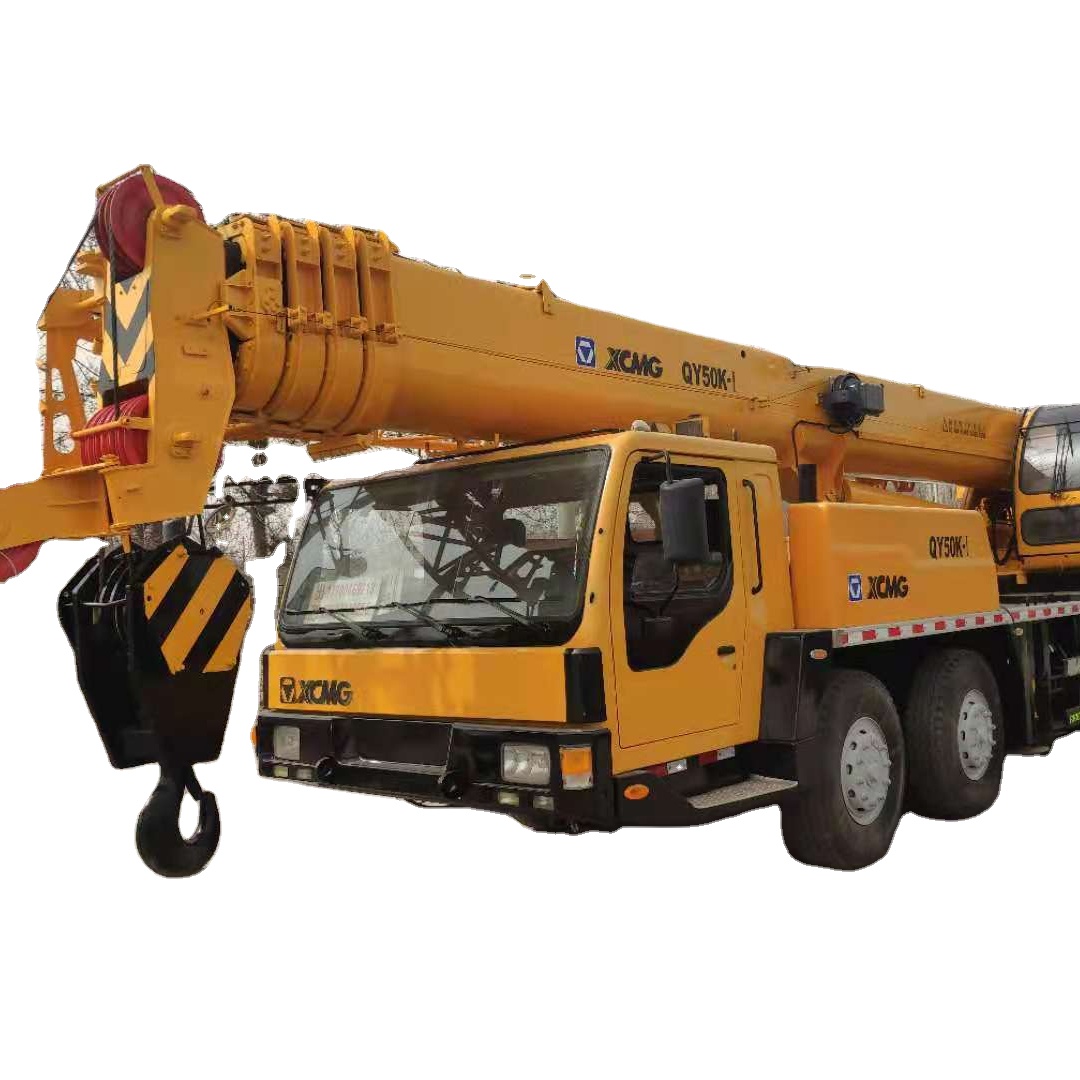 Used QY50K-I 50 ton hydraulic crane truck in stock on promotion