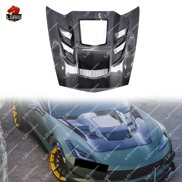 Лидер продаж, чехол из углеродного волокна C7 для капота Chevrolet Corvette C7 2013, капот из углеродного волокна