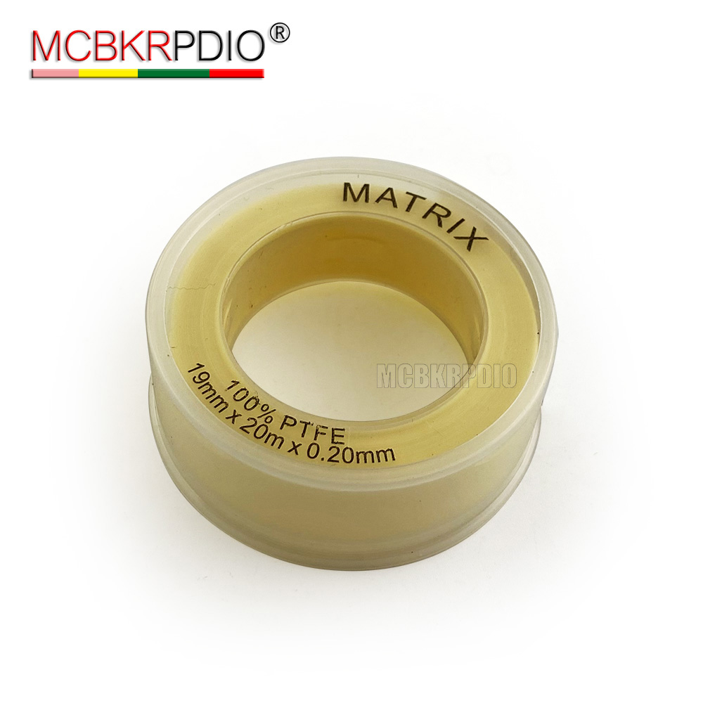 MCBKRPDIO TRANSPARENT SPOOL AND COVER DARK YELLOW PTFE THREAD SEAL TAPE