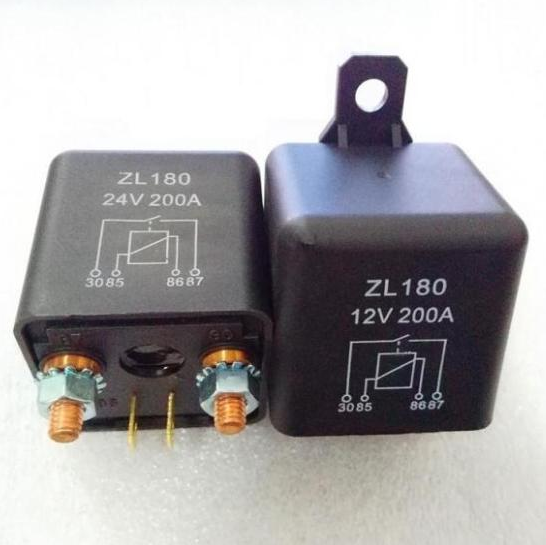 Автомобильное реле пусковое реле ZL180 12V 200A 4Pin малой мощности