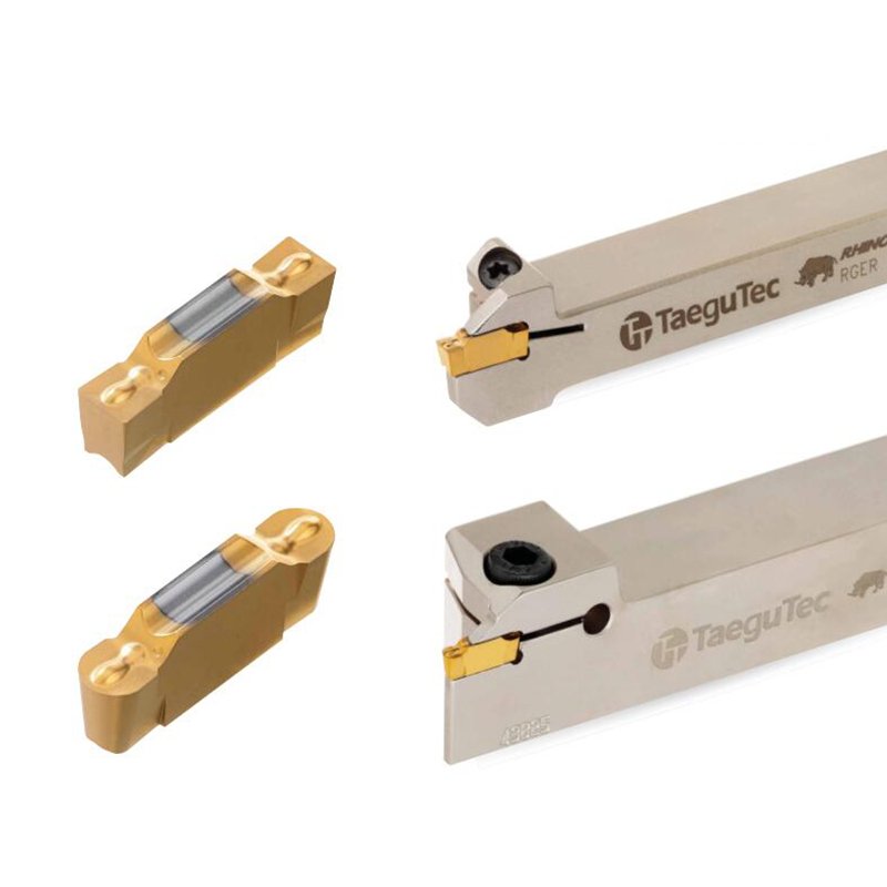 Taegutec Parting and Grooving Insert RDT Series Double-ended Precision Inserts with T-type Chip Breaker