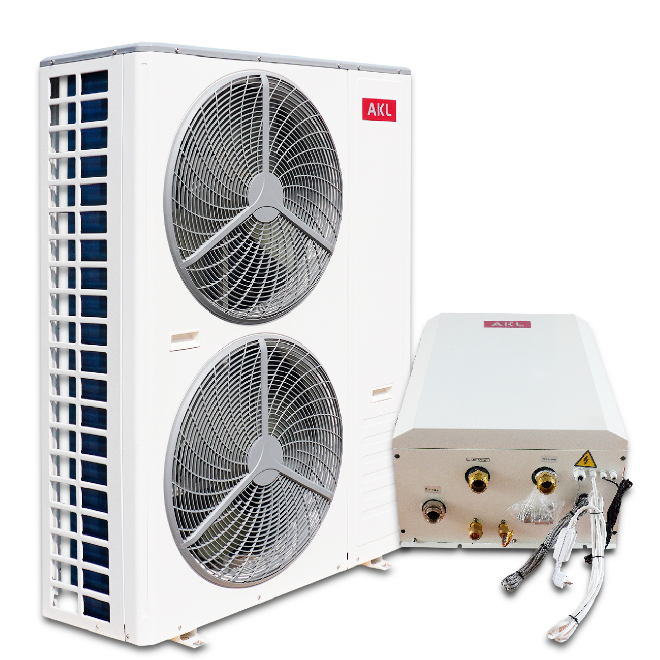 Monoblock/split EVI heat pump inverter air to water heat pump EN14825 for house heating cooling and domestic hot water