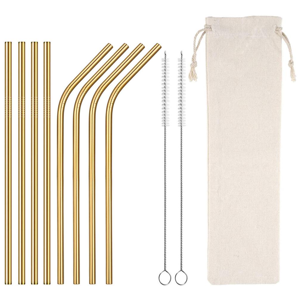 304 Stainless Steel Straw Set Amazon Mayoreo Popote De Acero Inoxidable Matel Straw