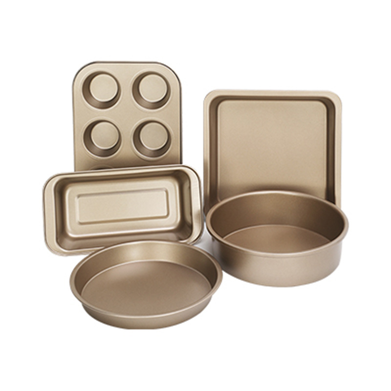 Non-stick carbon steel cake mould with bottom