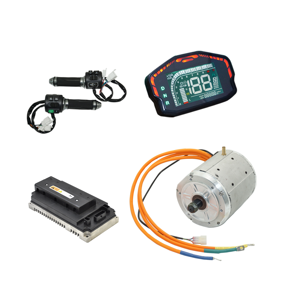 SiAECOSYS/QS Liquid Cooled 138 4000W 90H 7500W Max continuous 72V 110KPH Mid drive Motor conversion fit EM200sp Controller