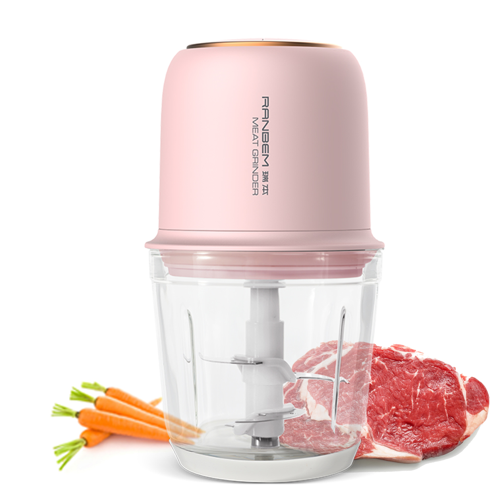 Ranbem 238B лучший продавец, кухонная бытовая мини мясорубка, измельчитель продуктов, USB перезаряжаемая мясорубка