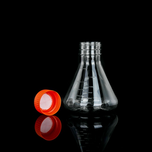 Unique Design Hot Sale 1500ml Vented Plastic Erlenmeyer Flask