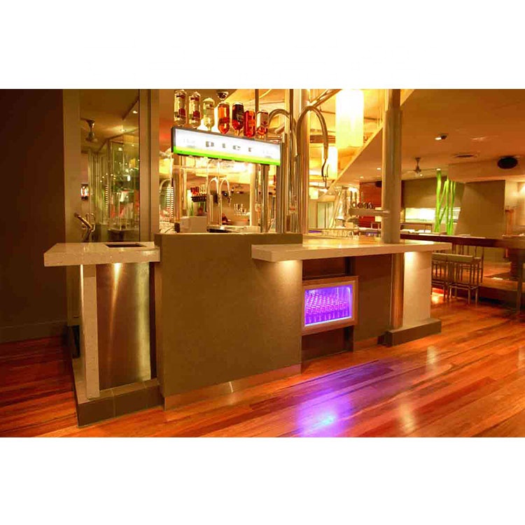 Modern design man-made stone bar furniture acrylic solid surface kitchen bar counter