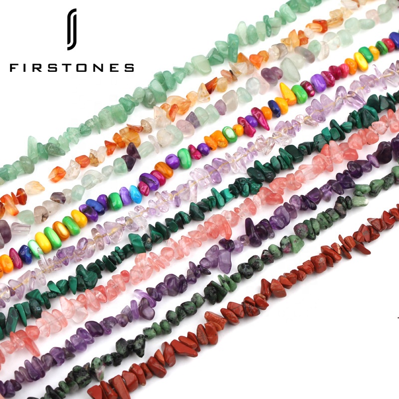 Wholesale semi-finished gravel string natural amethyst coral chip stone beads gemstone