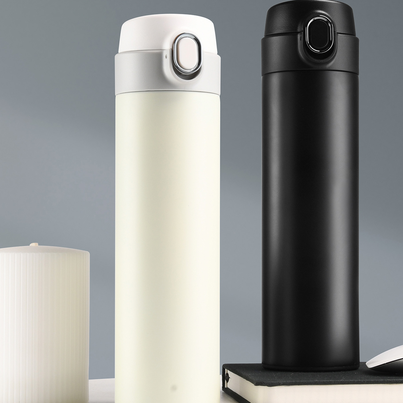 Wholesale new style 18 8 stainless steel Flip-top vacuum flask