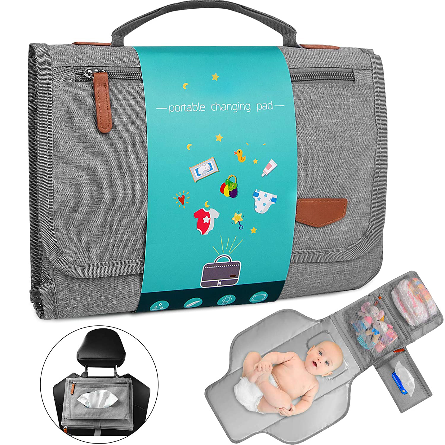 Portable Diaper Changing Pad For Baby