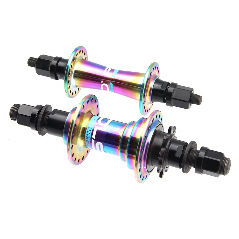 BH004 POLSO Factory Sale Durable CNC Maching Aluminum Alloy O.L.D F100mm R110mm Spoke 14G Hub for BMX