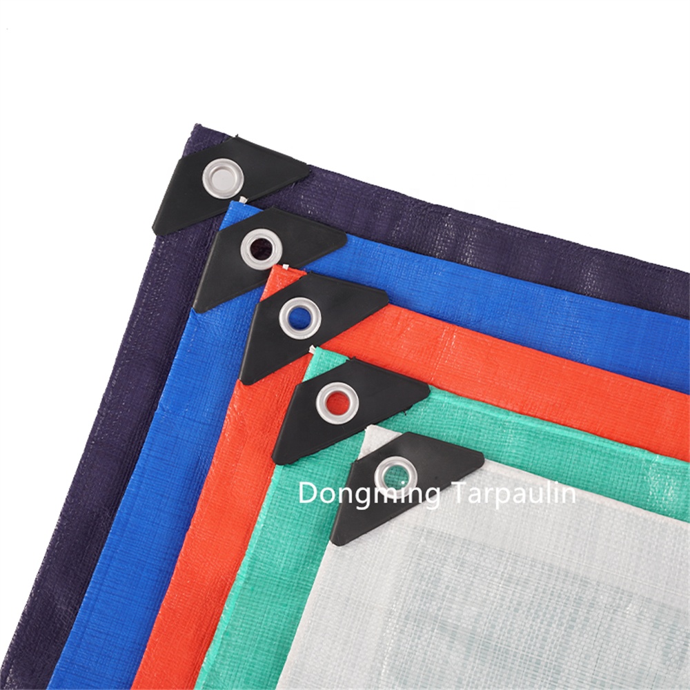Factory Supply Recycled PE Plastic Woven Tarpaulin Fabric In Standard Size PP PE Tarpaulin