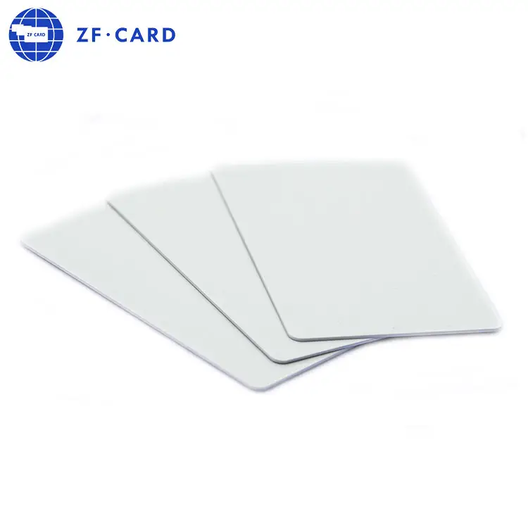 CR80 30mil PVC Blank White Card For Zebra / Evolis / Fargo / Thermal Printer