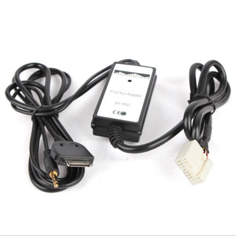 12-контактный аудиокабель AUX Автомобильный USB кабель Aux-in адаптер mp3-плеер радио интерфейс для Toyota