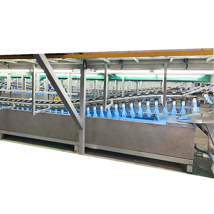 Medical surgical latex glove making machine