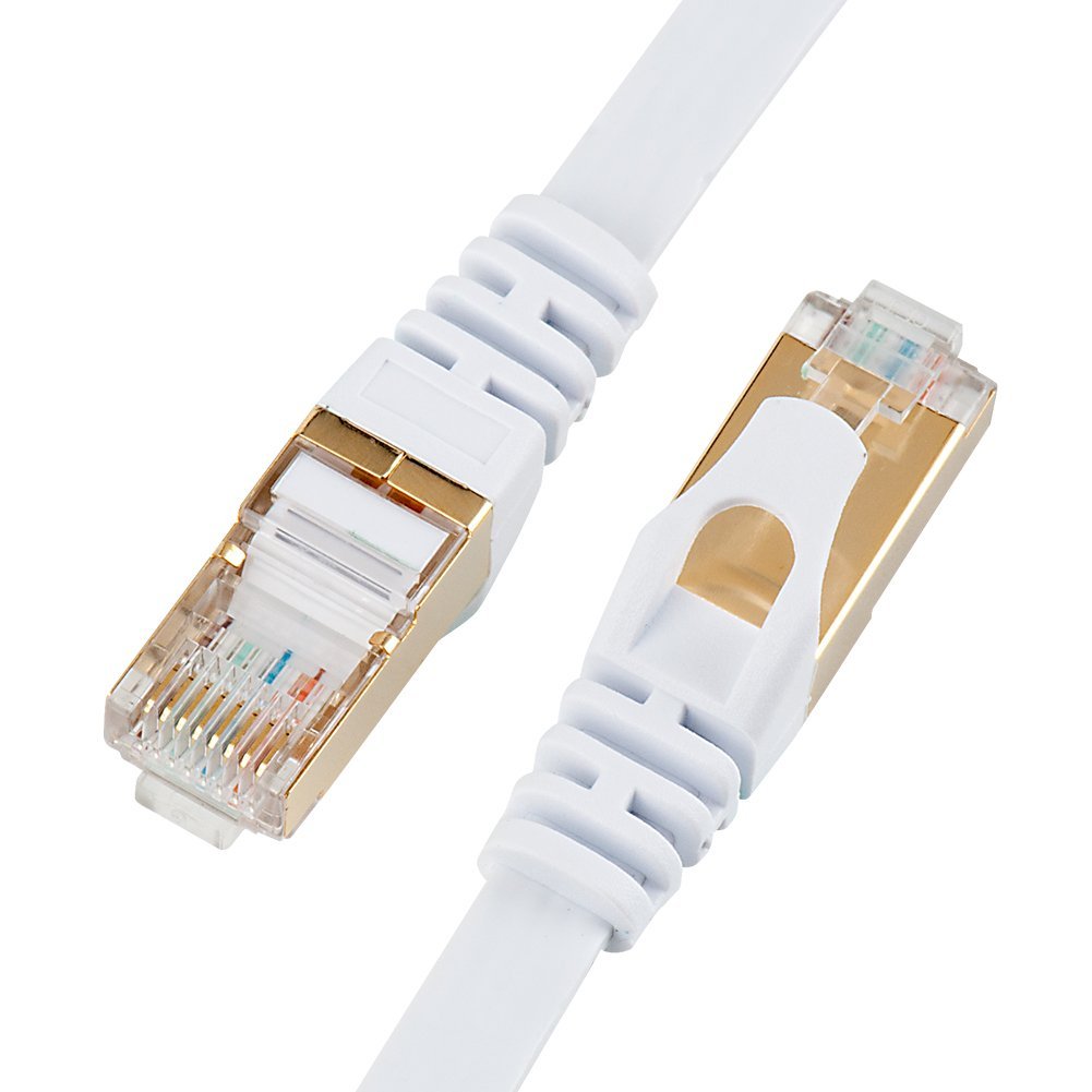 Подъемный дорожный кабель Lan Cat7 сетевой кабель Плоский Cat7 кабель