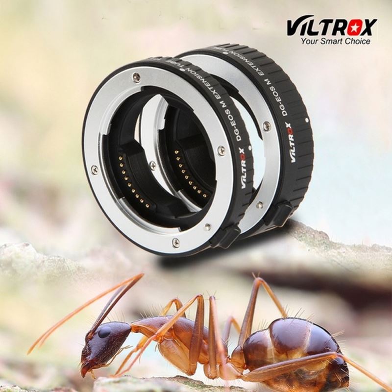 Viltrox DG-EOS M Auto Focus Macro Extension Tube Lens Adapter for Canon EOS M lens to EOS M EF-M M2 M3 M5 M6 M10 M50 M100 Camera