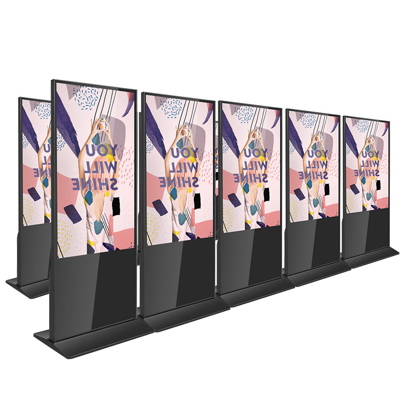 43 Inch Floor Standing 4K Lcd Advertising Screens Touch Screen Player Digital Signage Displays