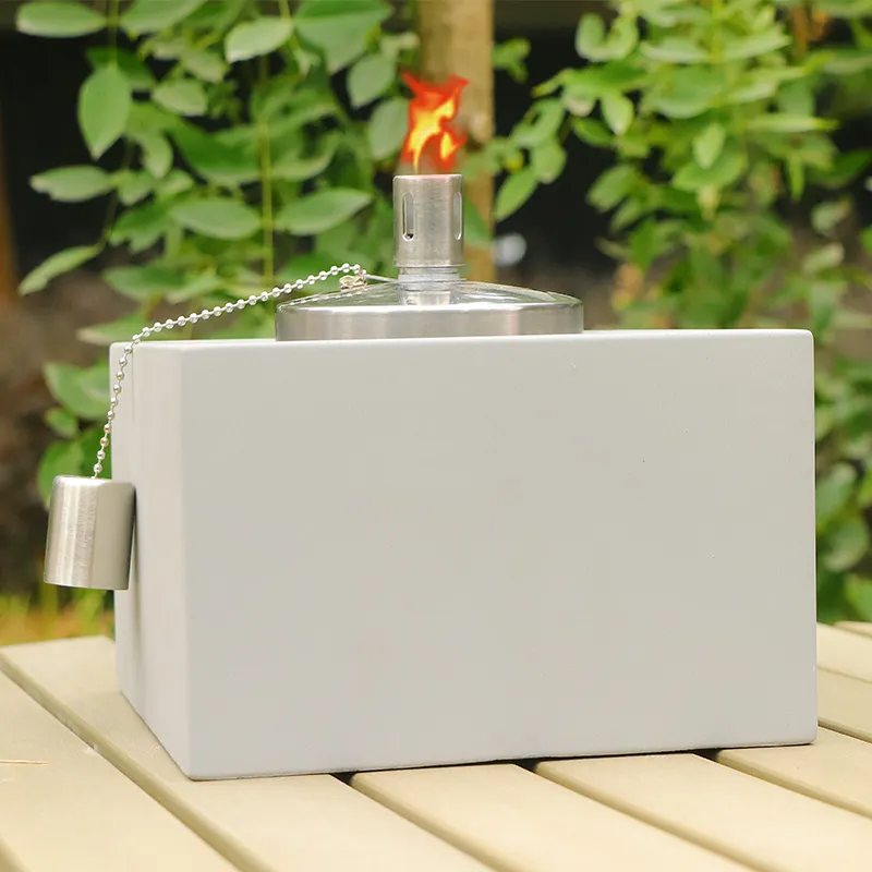 Magnesium oxide Gray Outdoor Garden Mosquito Repellent Oil torches for Citronella