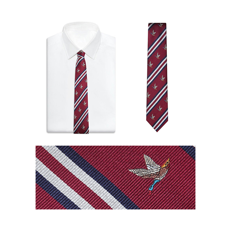 OEM Custom logo Personalized 100% mulberry Silk Necktie Woven corbatas Striped Mens Silk Ties