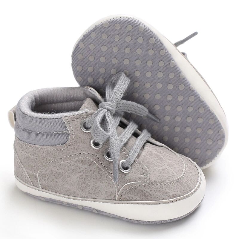 Wholesale PU Leather Non-slip Handmade Fashion Lovely Soft Soles Baby Shoes