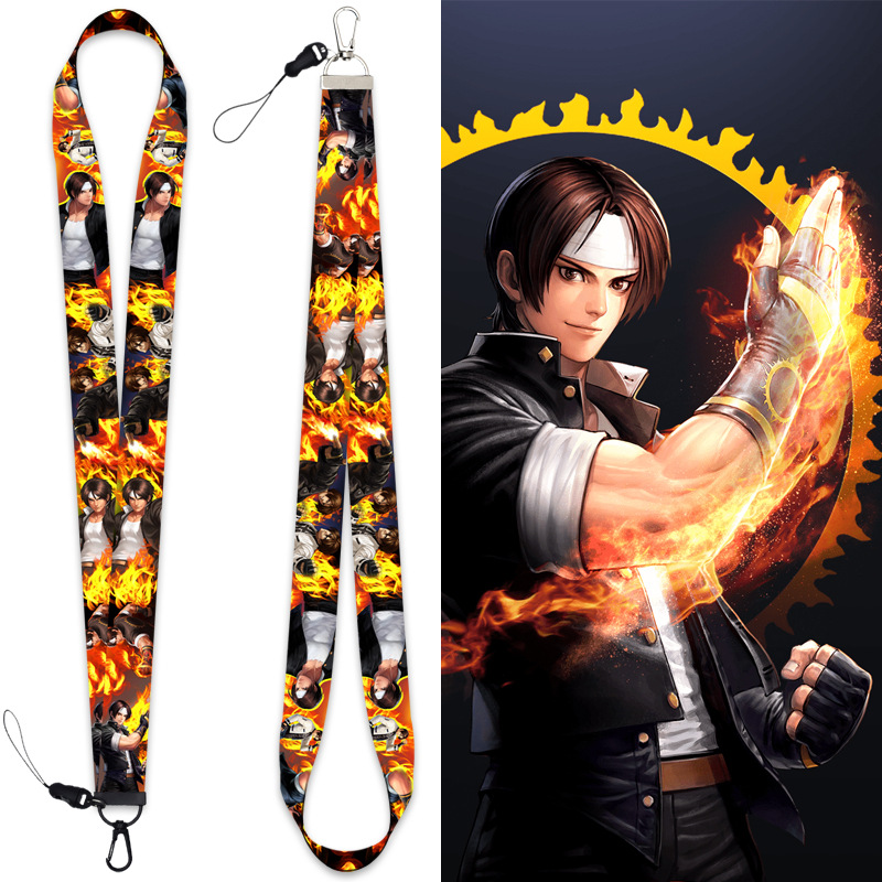 KOF игры шейный ремешок для мобильного телефона брелок камера с застёжкой-карабином новые стильные тесёмки оптом