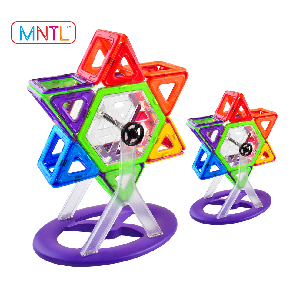 MNTL 80-Pieces магнитные блоки Набор Конструкторы Игрушки пластик Конструкторы Игрушки для дошкольного возраста