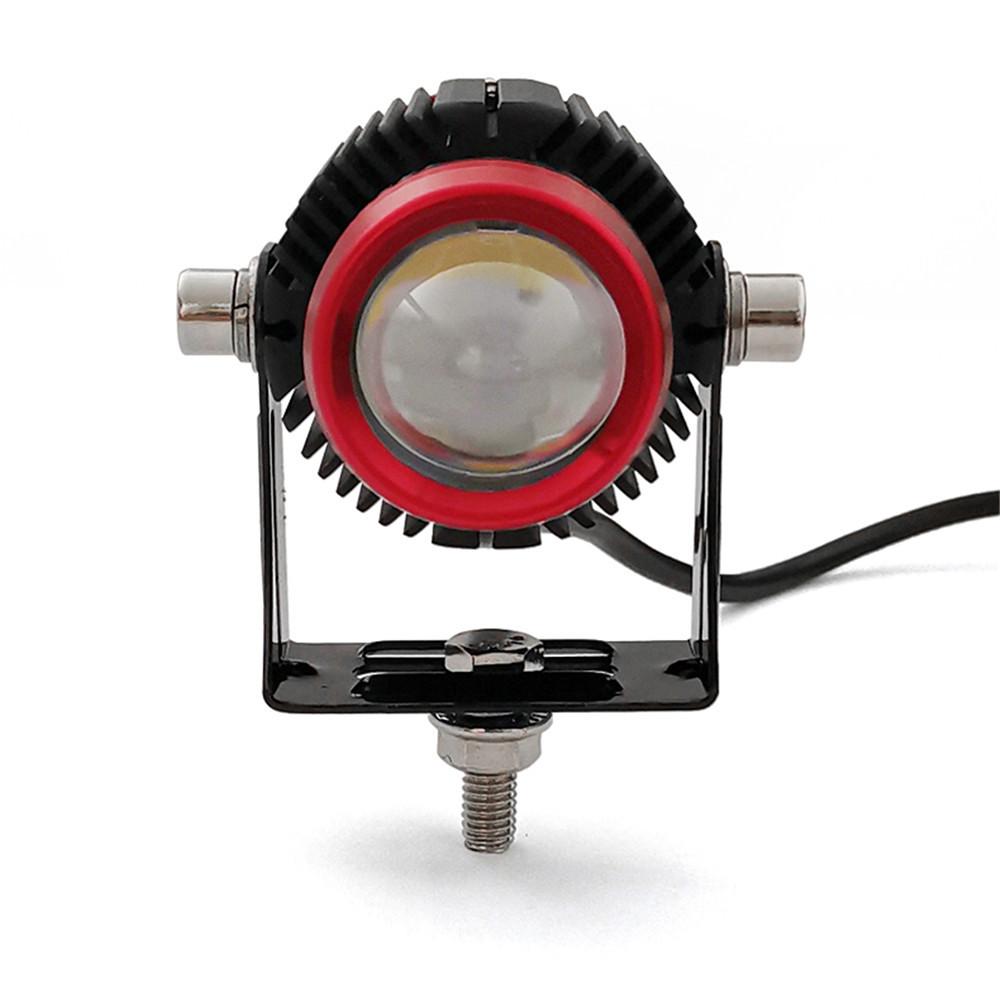 A pcs of motorcycle led headlight magnifying glass 20w 12V-24v 3000LM white light high/low light yellow light