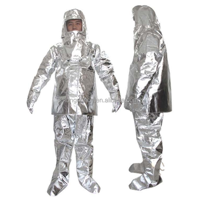 The best-selling thermal protective aluminum foil firefighter suit breathable and quick drying for use with safety protection