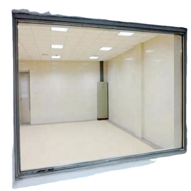 high-effect super-thick 25mm lead glass for ct window radiology as medical examination protection