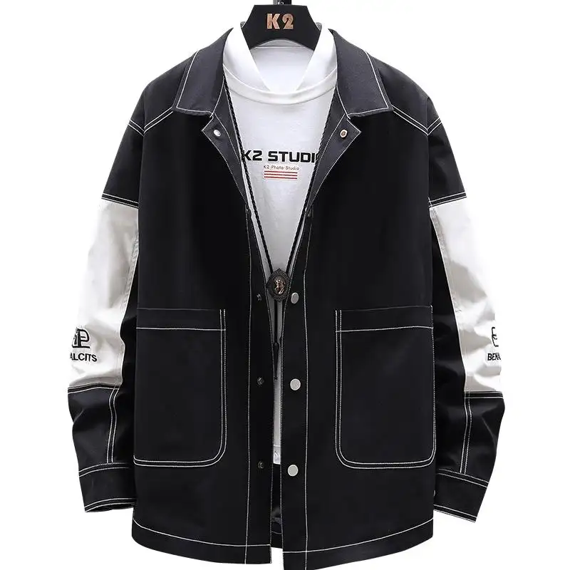 2020  plus size jackets men&#39;s windbreak jacket  black jacket for man