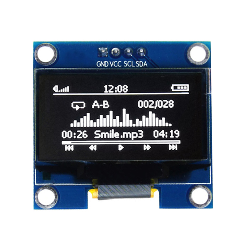 Oled-дисплей 1,3 дюйма 128x64 ssd1306 драйвер SPI I2C интерфейс с печатной платой 4PIN/7PIN белый/синий цвет