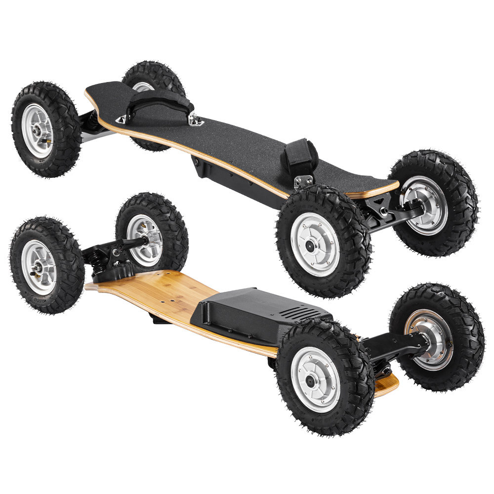 Мощный высокоскоростной Электрический скейтборд 4wd с супер приводом и съемной батареей для скалолазания