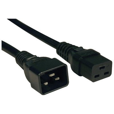 Штекер C20 к разъему C19, сверхмощные шнуры питания 14AWG 3C SJT pdu ups, кабель iec 320 c20 к c19