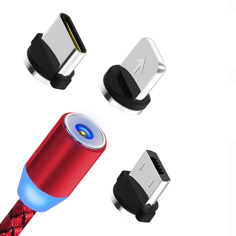 Магнитный кабель Micro USB для iPhone, Samsung, Android, 3A, кабель для быстрой зарядки USB Type-C