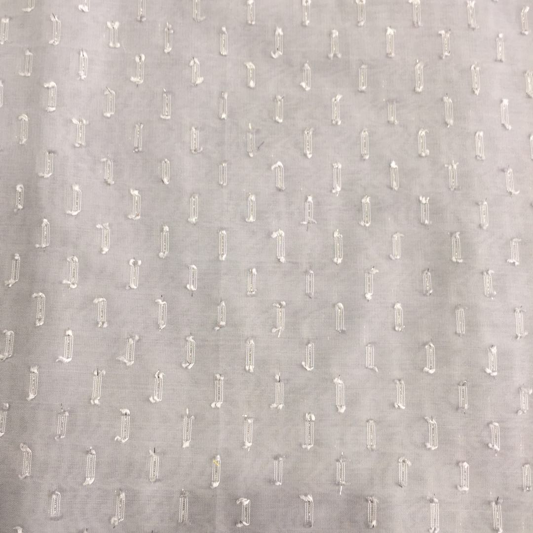 JC-PP1357 HIGH QUALITY LUREX STRIPE DOBBY FLAT CHIFFON FABRIC FOR WOMEN DRESS