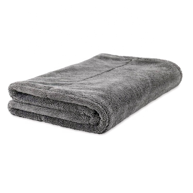 ESD Dual Layered Twisted Loop Microfiber Towels Car Cleaning Drying Cloth