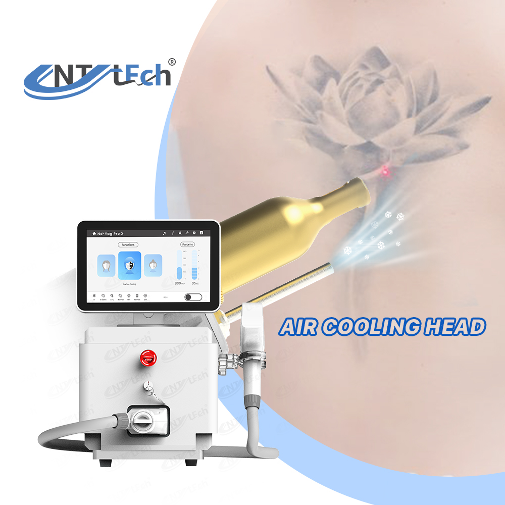 Mini laser nd yag laser tattoo removal carbon peeling skin whitening machine 1064nm 532nm