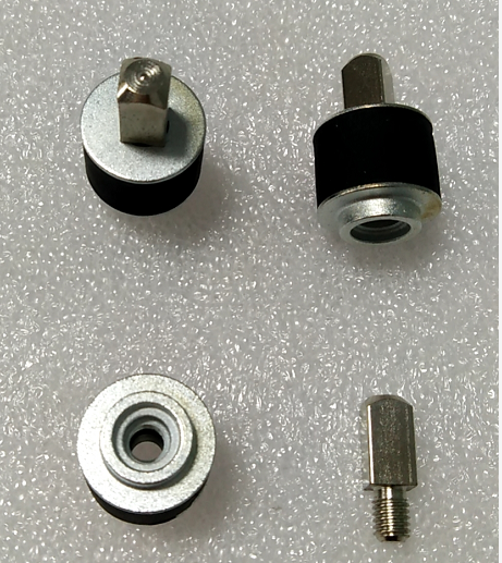 OSTER COUPLING NORMAL OS-6 M5*0.86CM and PIN SQUARE M5 6.2x6.2