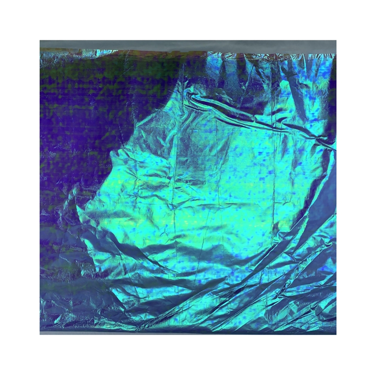 No MOQ Stitching Reflective Waterproof Non Elastic Polyester Spandex Flash Bag Fabric