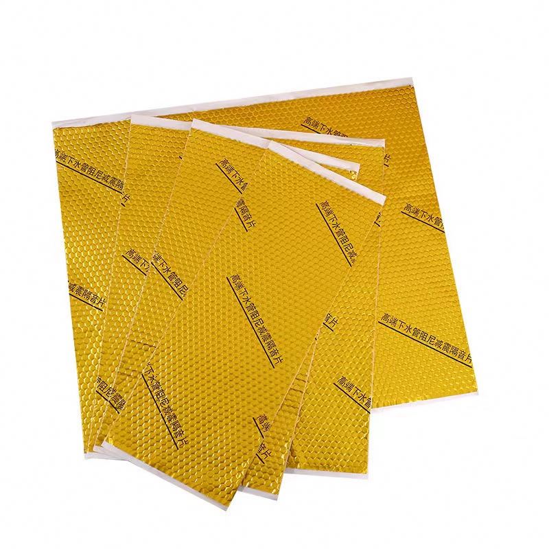 Auto Car Soundproof Damping Sheet Aluminium Foil Noise Insulation Sound Deadening Butyl Rubber